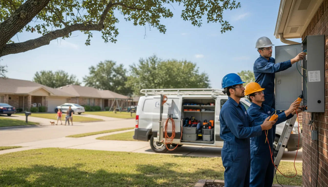 Certified electrician providing emergency electrical services in Hendersonville, TN